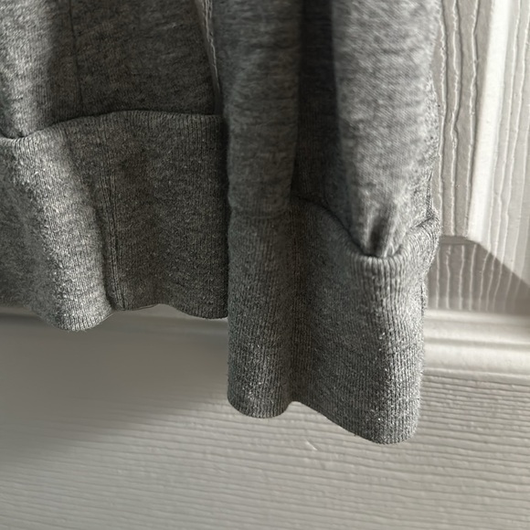 Gray long sleeve tee “I literally do not care at all” - Picture 2 of 4